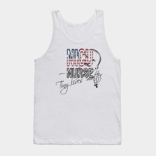 NICU Nurse Tiny Lives Matter Tank Top